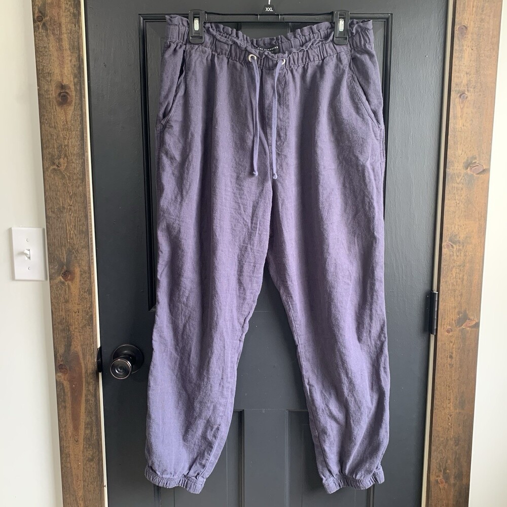 Social Standard by Sanctuary Ladies Linen Blend Elastic Waist /Leg Solstice XL